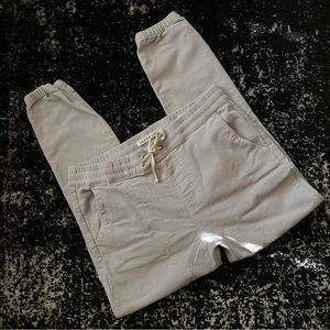 Light Gray Corduroy Joggers